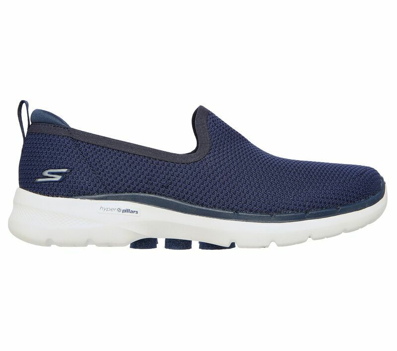 Skechers Ladies Go Walk 6 Clear Virtue Navy Lightweight Shoes 124505/NVY