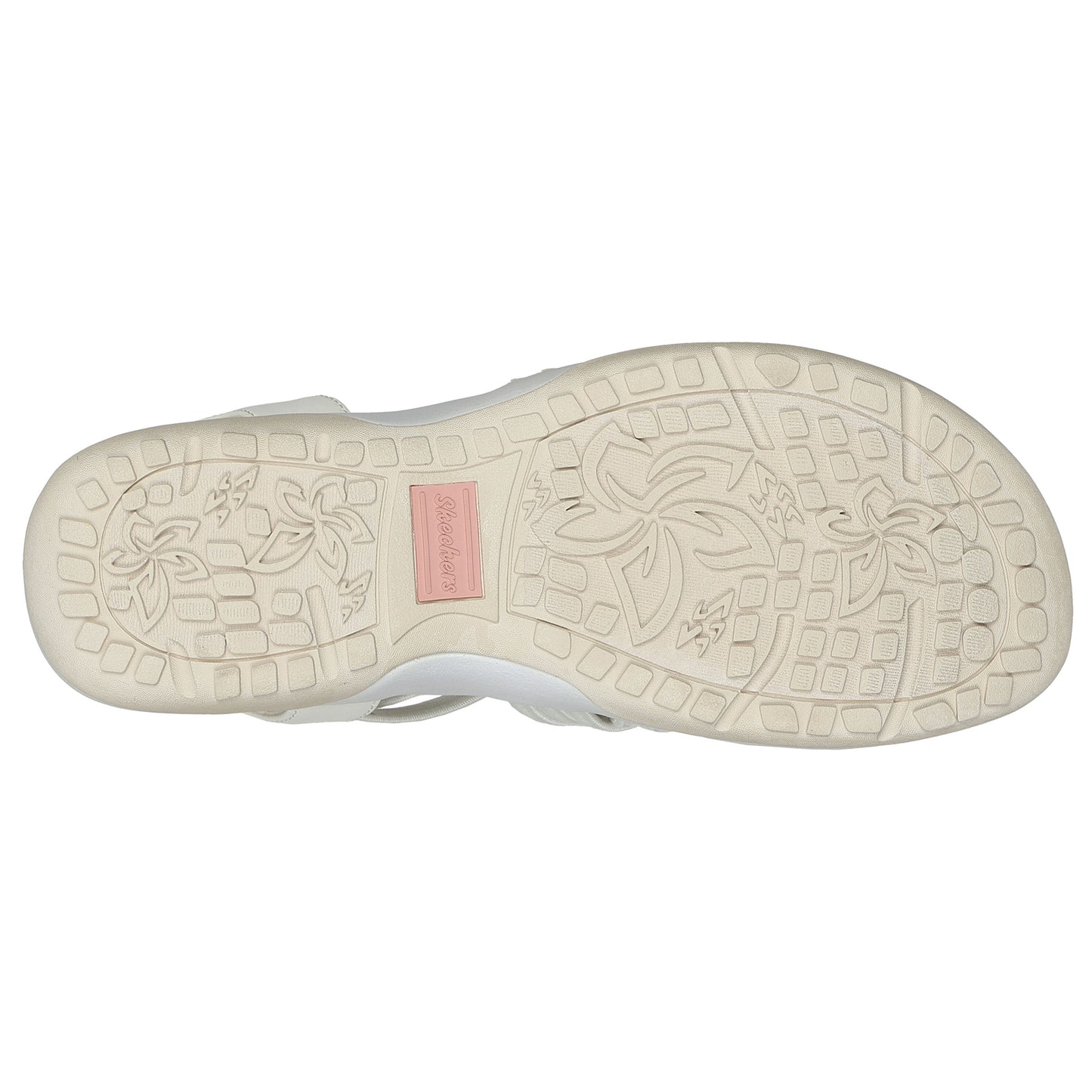 Skechers Womens Reggae Slim Sunnyside White Strappy Vegan Sandals