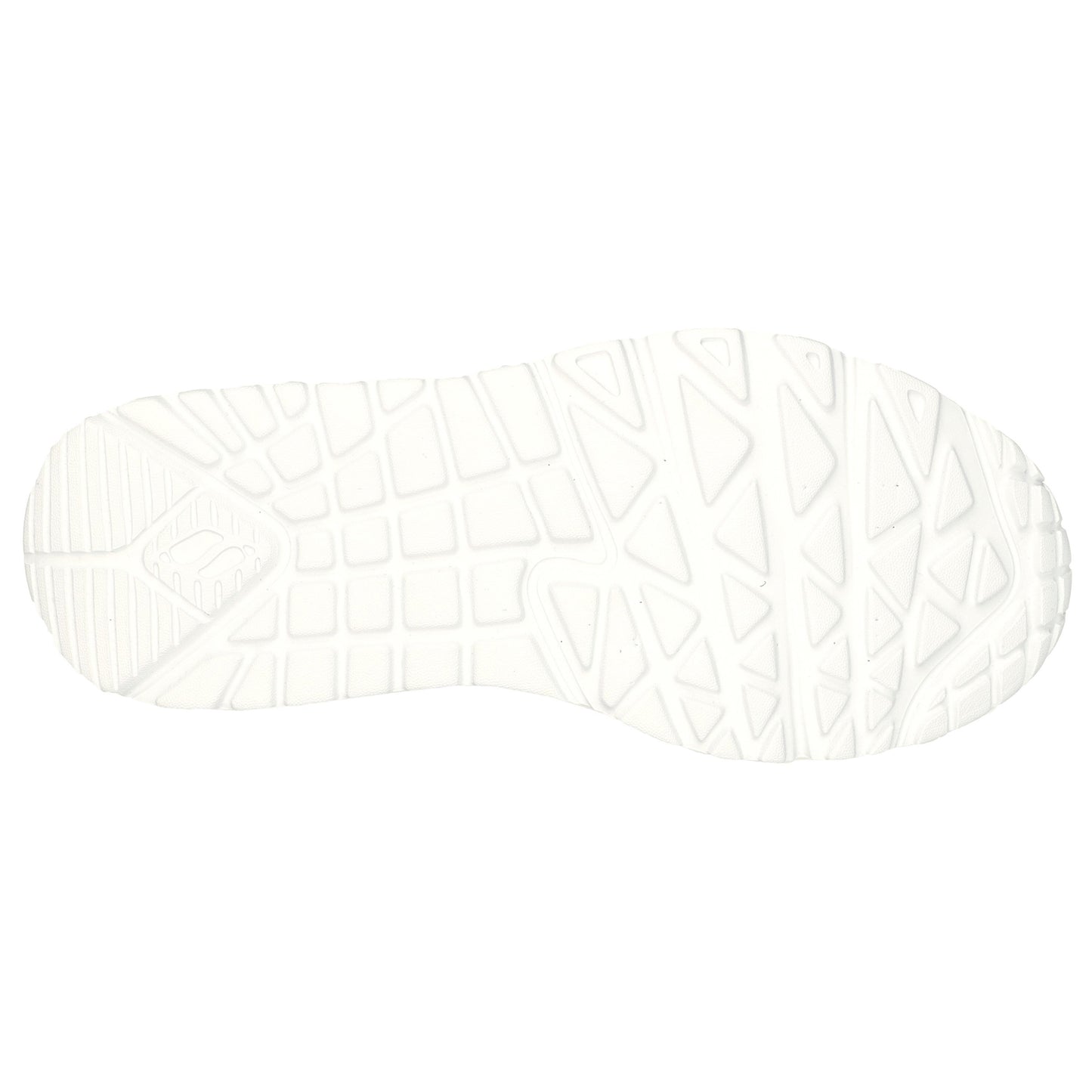 Skechers Kids Uno Lite White Hot Pink Platform Trainers Shoes