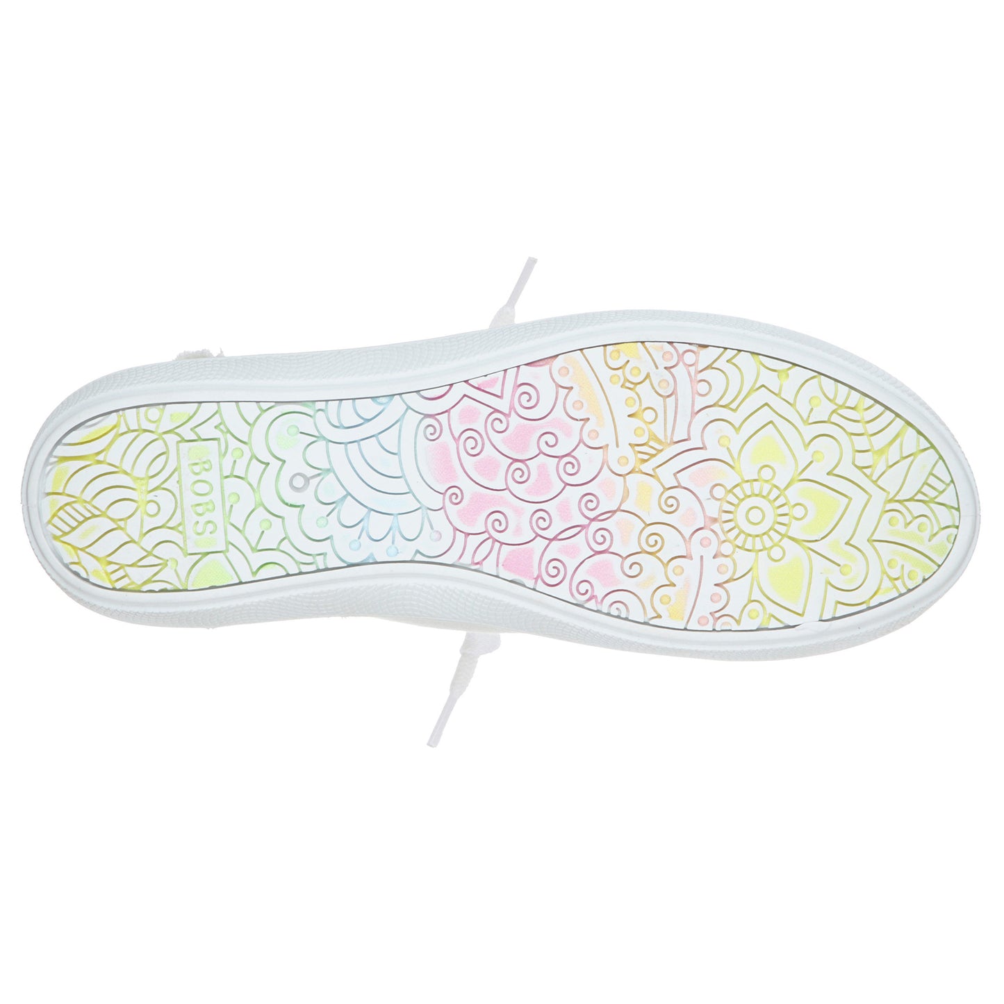 Skechers Womens Bobs B Cute White Canvas Vegan Slip On Pumps Shoes