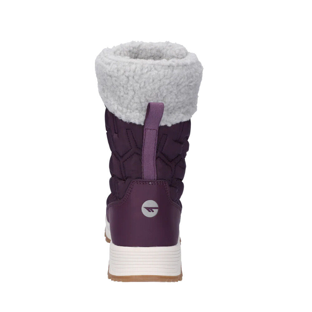 Hi-Tec Ladies Sophia Plum Waterproof Warm Lined Boots