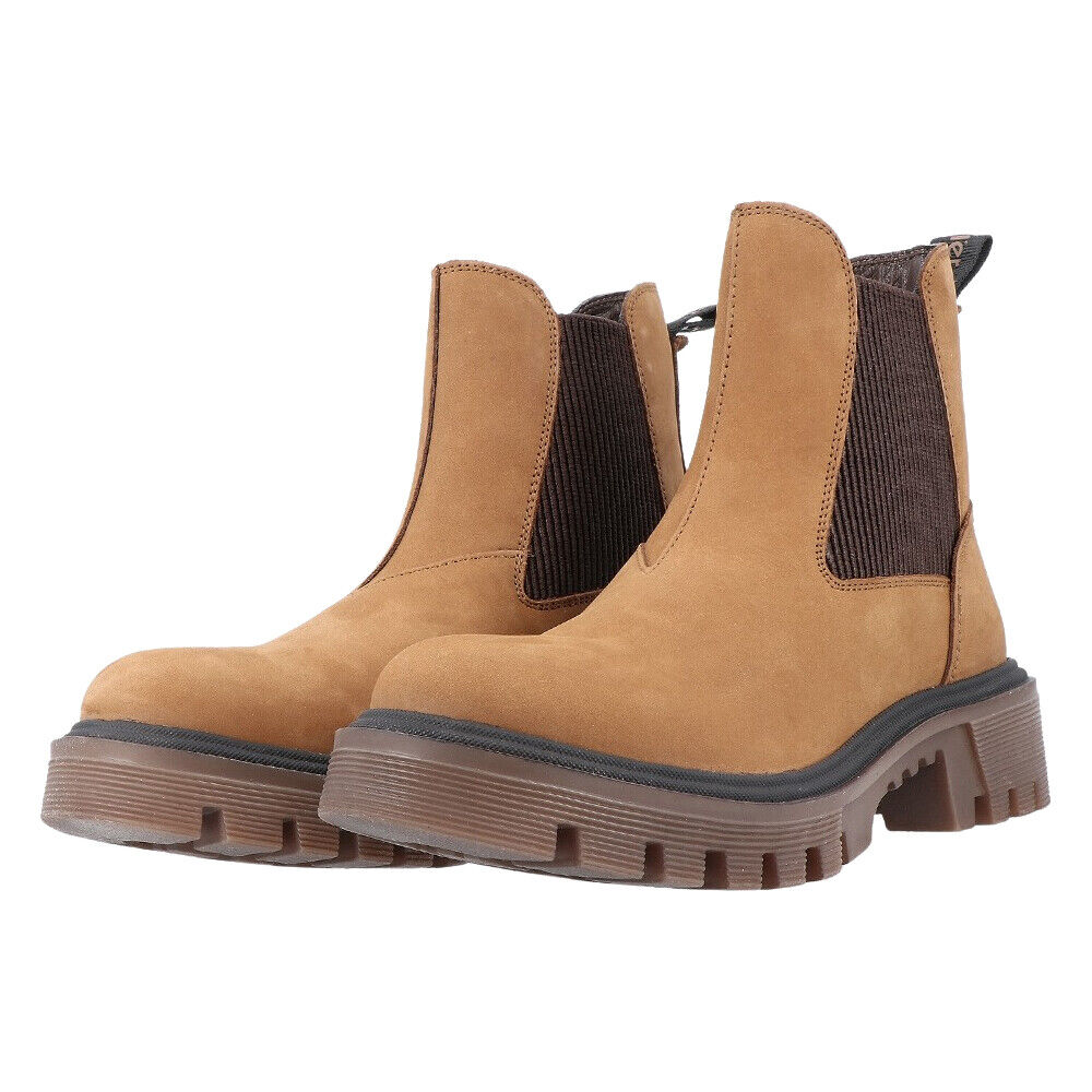 Wrangler Womens Boots Seattle Chelsea Nubuck Nut WL22508A