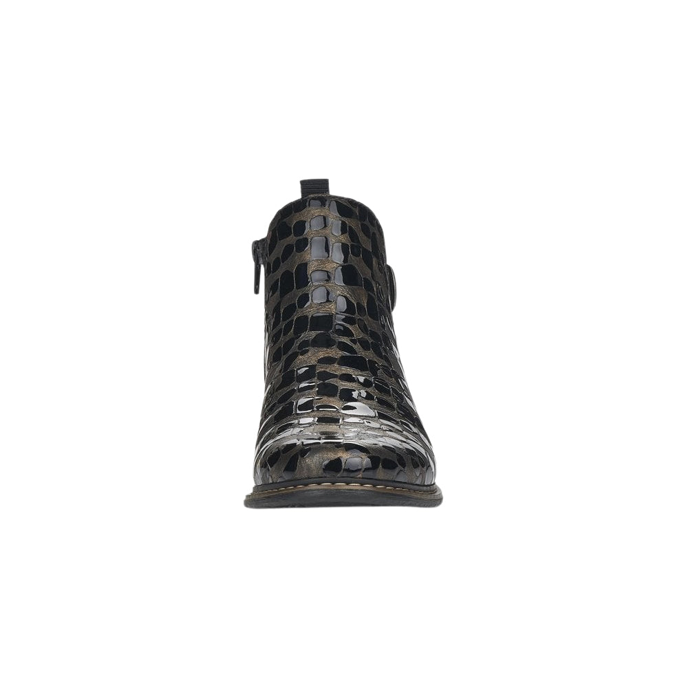 Rieker Z4965-90 Warm Lined Chelsea Black Boots
