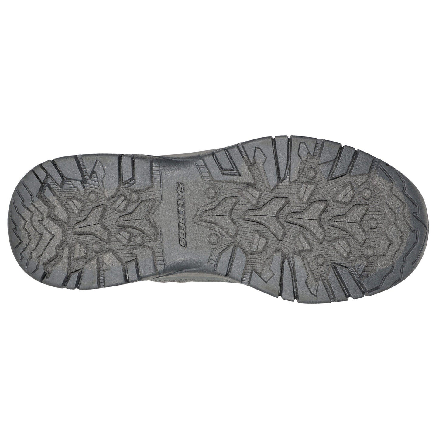 Skechers Womens Trego Winter Feelings Grey Waterproof Fur Collar Ankle Boots