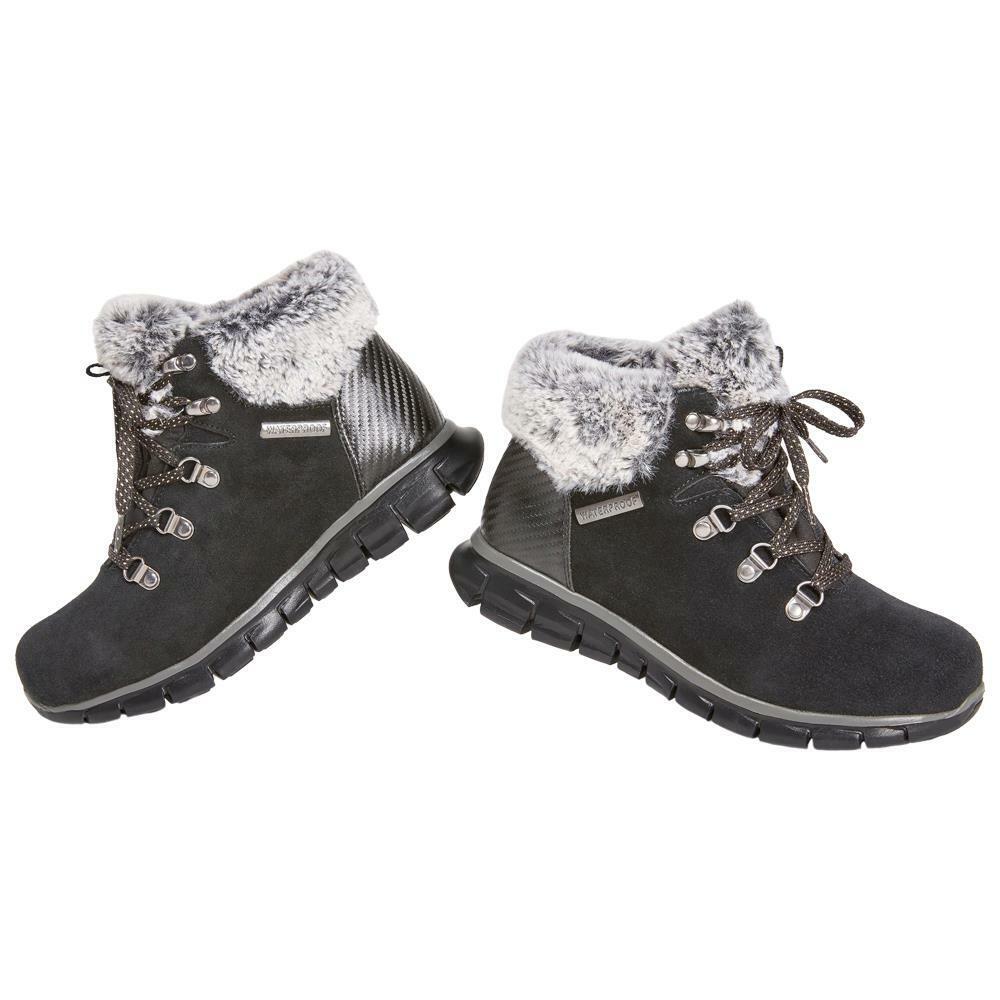 Skechers Ladies Synergy Cold Catcher Black Waterproof Boots 44777/BLK