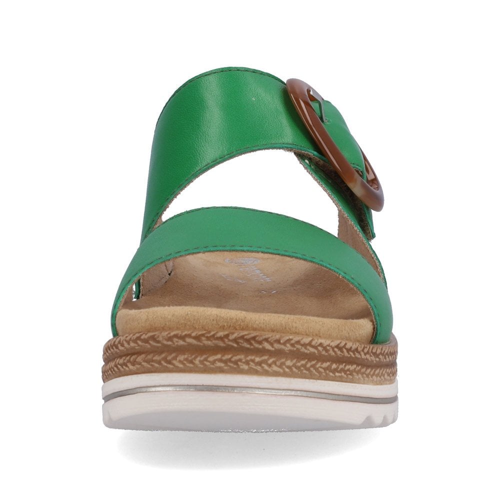 Remonte D0Q51-52 Green Leather Slip On Adjustable Standals