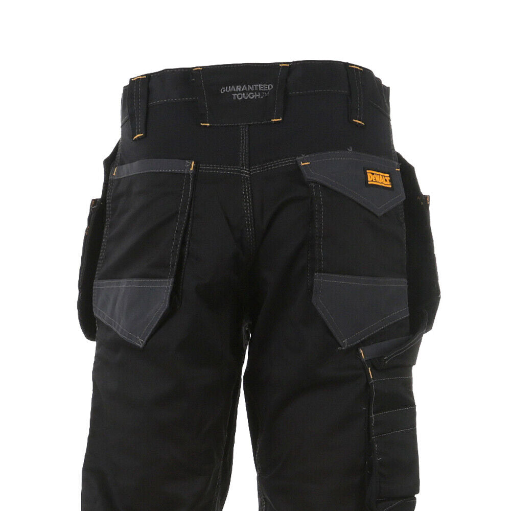 Dewalt Workwear Harrison Regular Fit Stretch Black/Grey Work Trousers DWC148-001