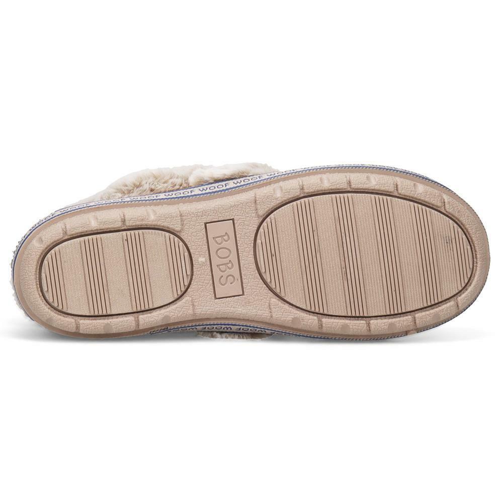 Skechers Ladies Too Cozy Dog Attitude Taupe Vegan Slippers 113482/TPE