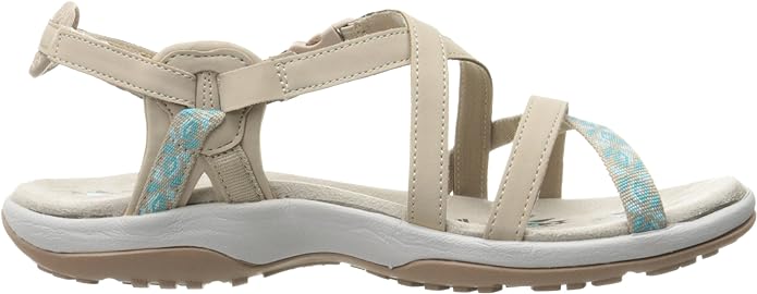 Ladies Skechers Reggae Slim Vacay Taupe Memory Foam Strap Sandals 40955/TPE