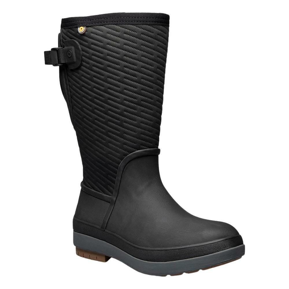 BOGS Ladies Crandall Tall Adjustable Calf Black Waterproof Insulated Boots 72702