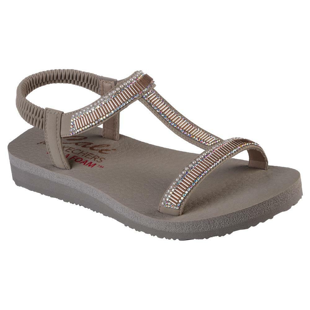 Skechers Meditation Bead Please Vegan Flip Flop Sandals 119292