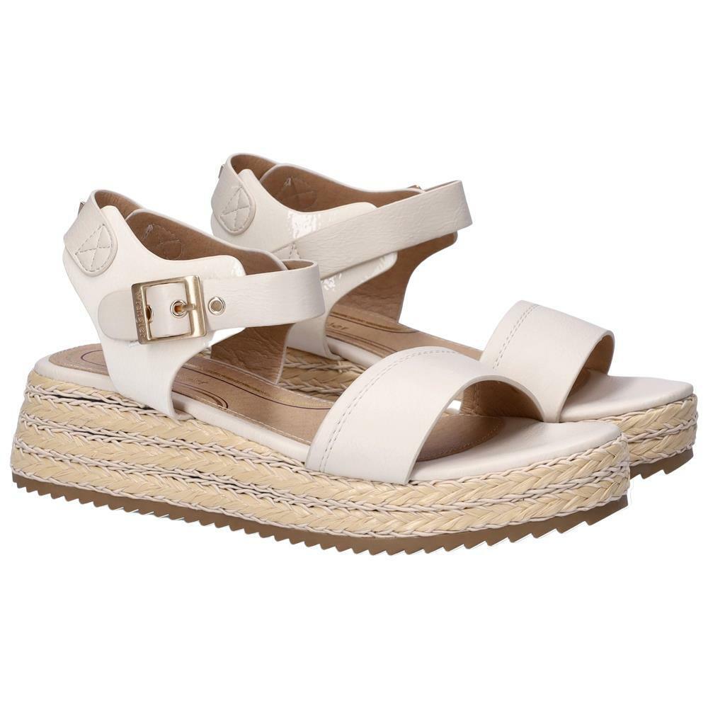 Wrangler Ladies Kim Off White Cream Fixed Strap Sandals WL21630A