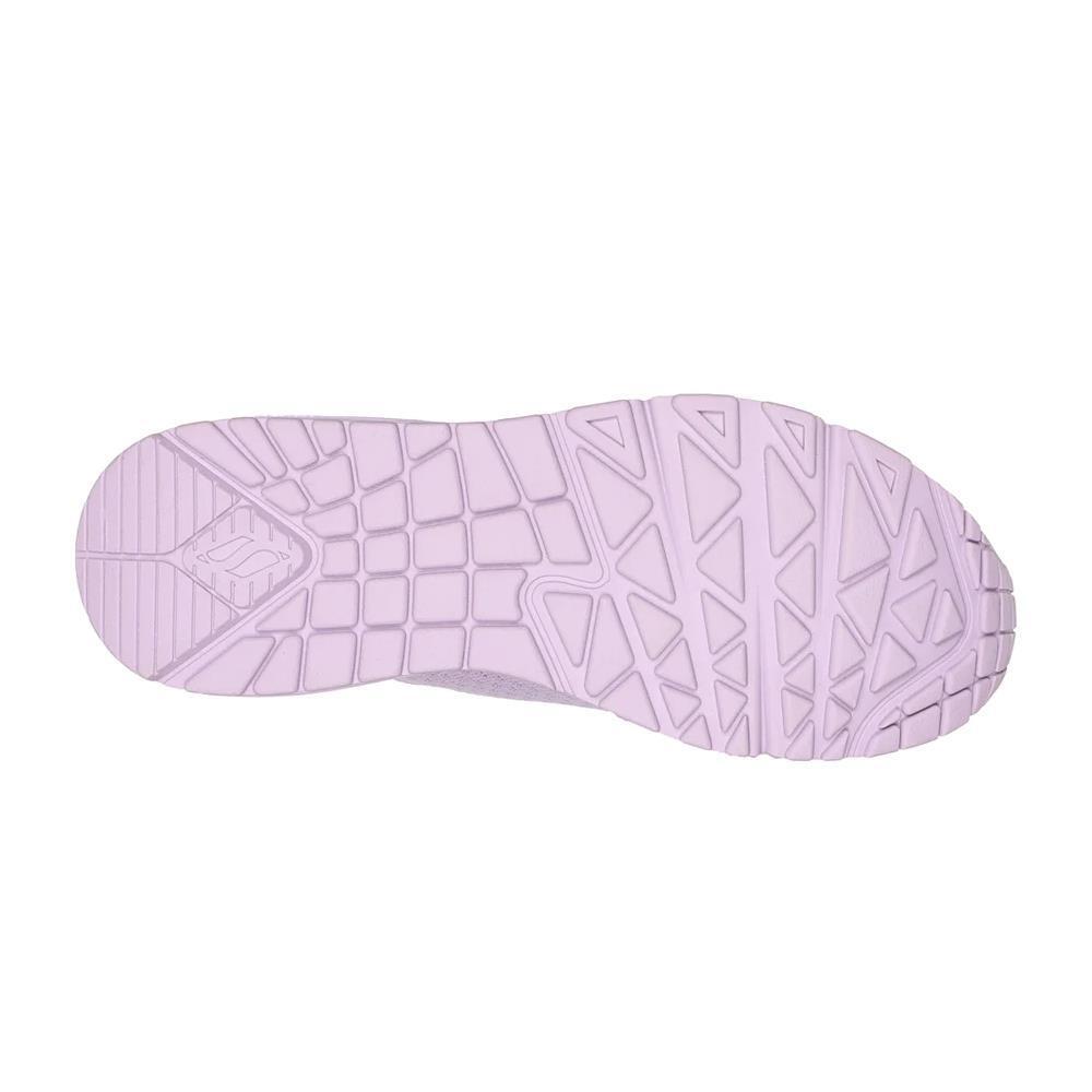 Skechers Womens Uno Everywhere Lavender Slip On Trainers