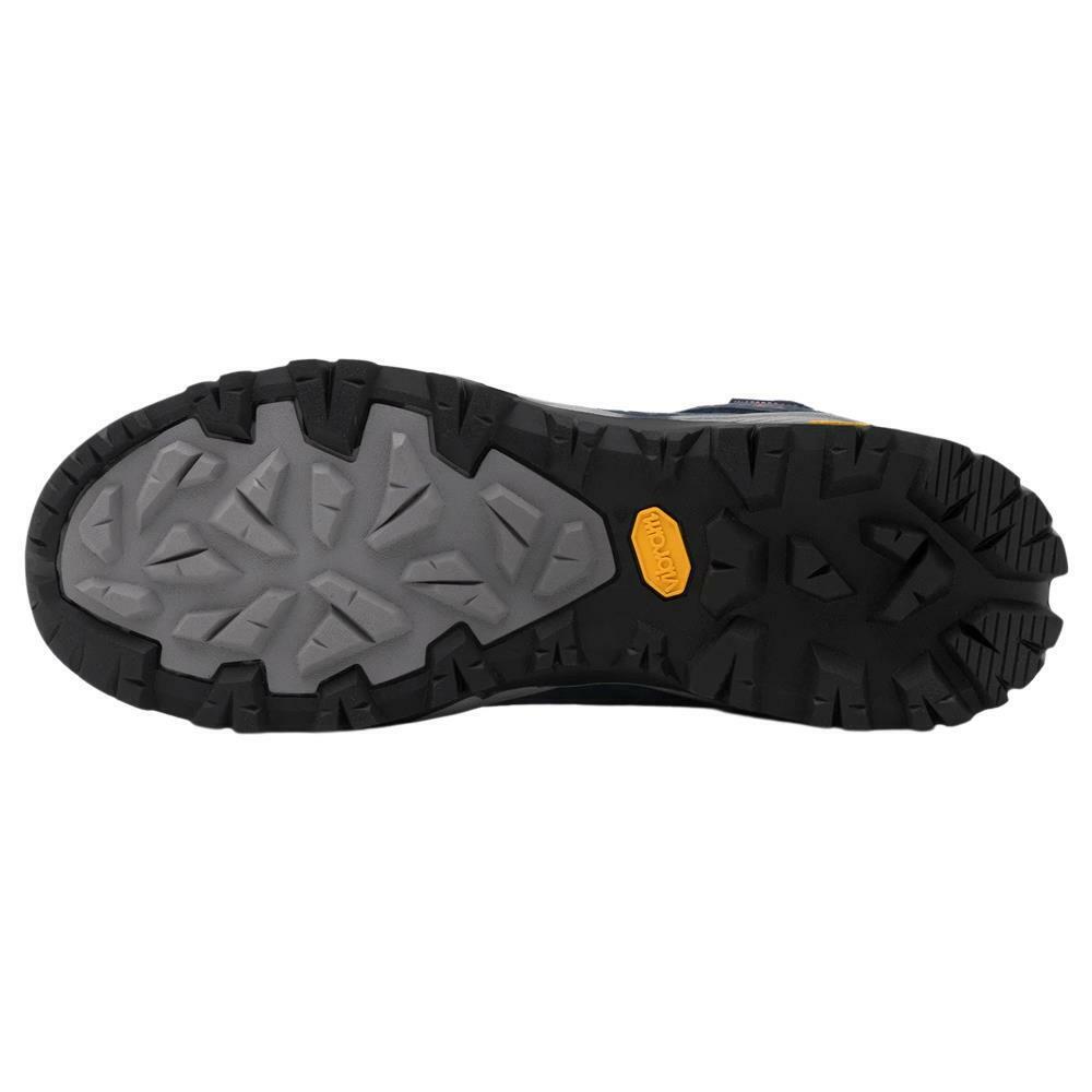 Hi-Tec Mens Endeavour Waterproof Navy/Black Orange Walking Boots