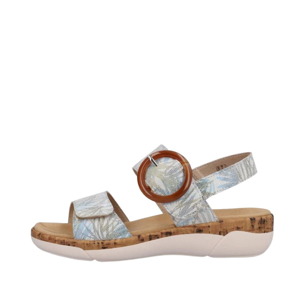 Remonte Ladies R6853 Leather Adjustable Sandals
