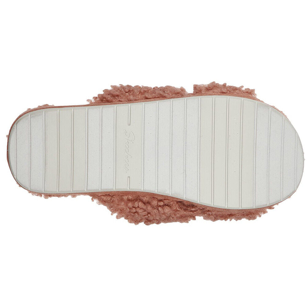 Skechers Womens Slippers Vegan Memory Foam Cozy Slide 167236