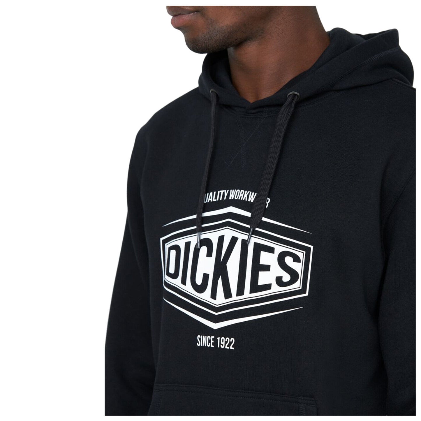 Dickies Rockfield Hoodie Sweatshirt Mens Workwear Black SH3011