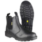 Amblers Mens Leather Dealer Safety Boots FS116 Black