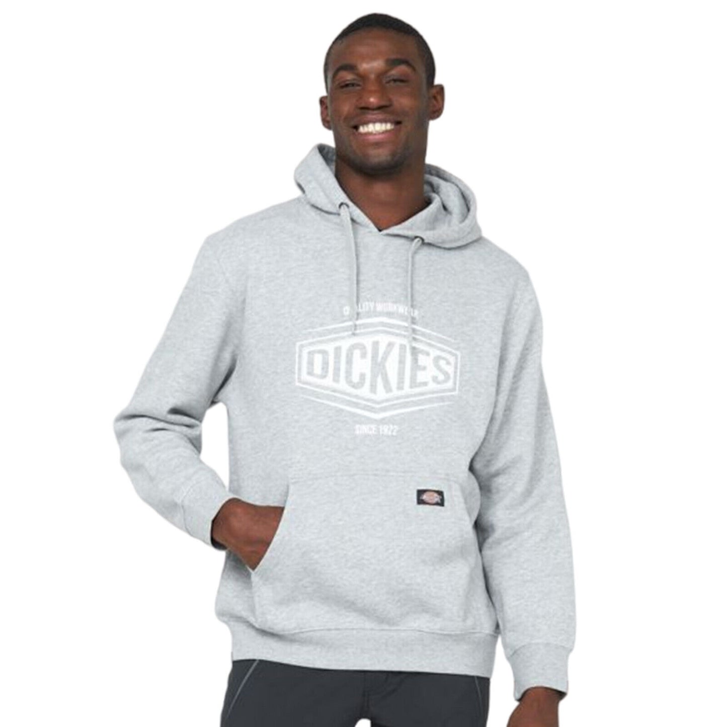 Dickies Rockfield Hoodie Sweatshirt Mens Workwear Grey SH3011