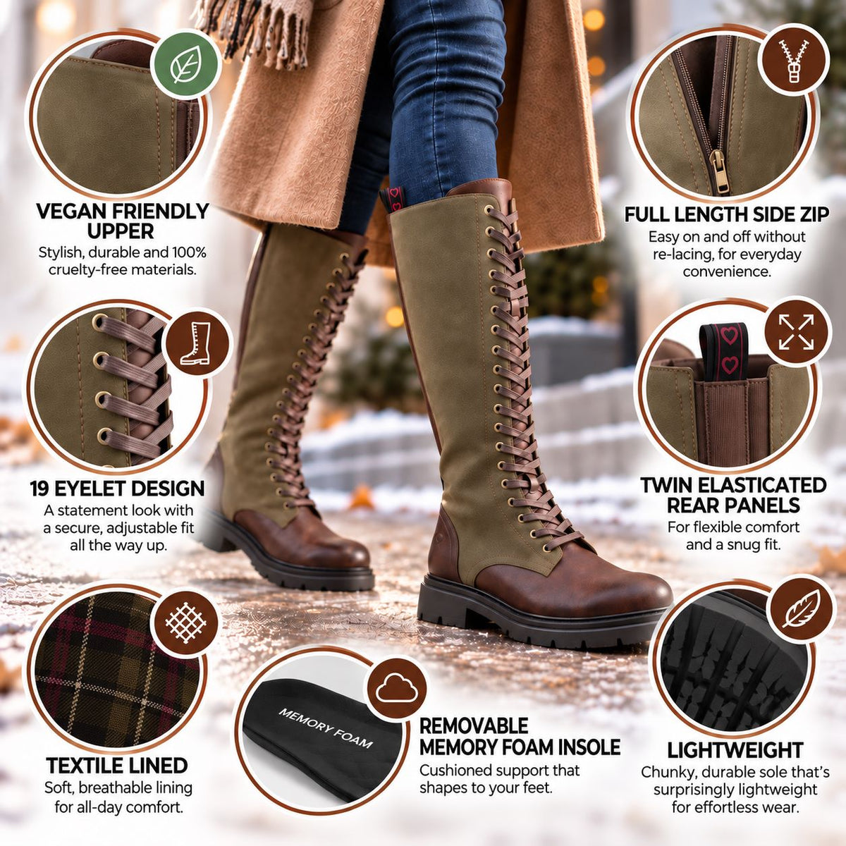Heavenly Feet Women's Avalon Tall Boots