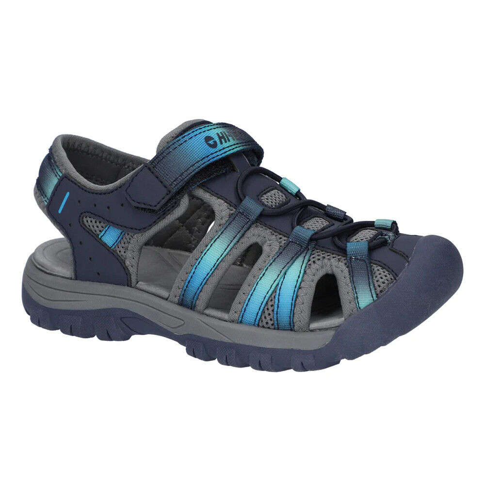 Hi-Tec Jack JR Navy/Grey/Blue Water Friendly Vegan Sandals