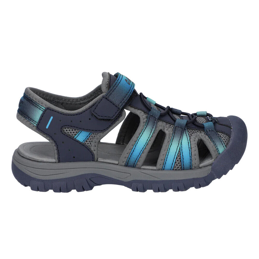 Hi-Tec Jack JR Navy/Grey/Blue Water Friendly Vegan Sandals