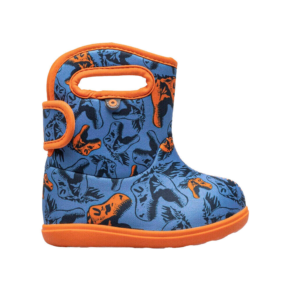 Baby BOGS Cool Dino Blue Multi Waterproof Washable Warm Wellies Boots