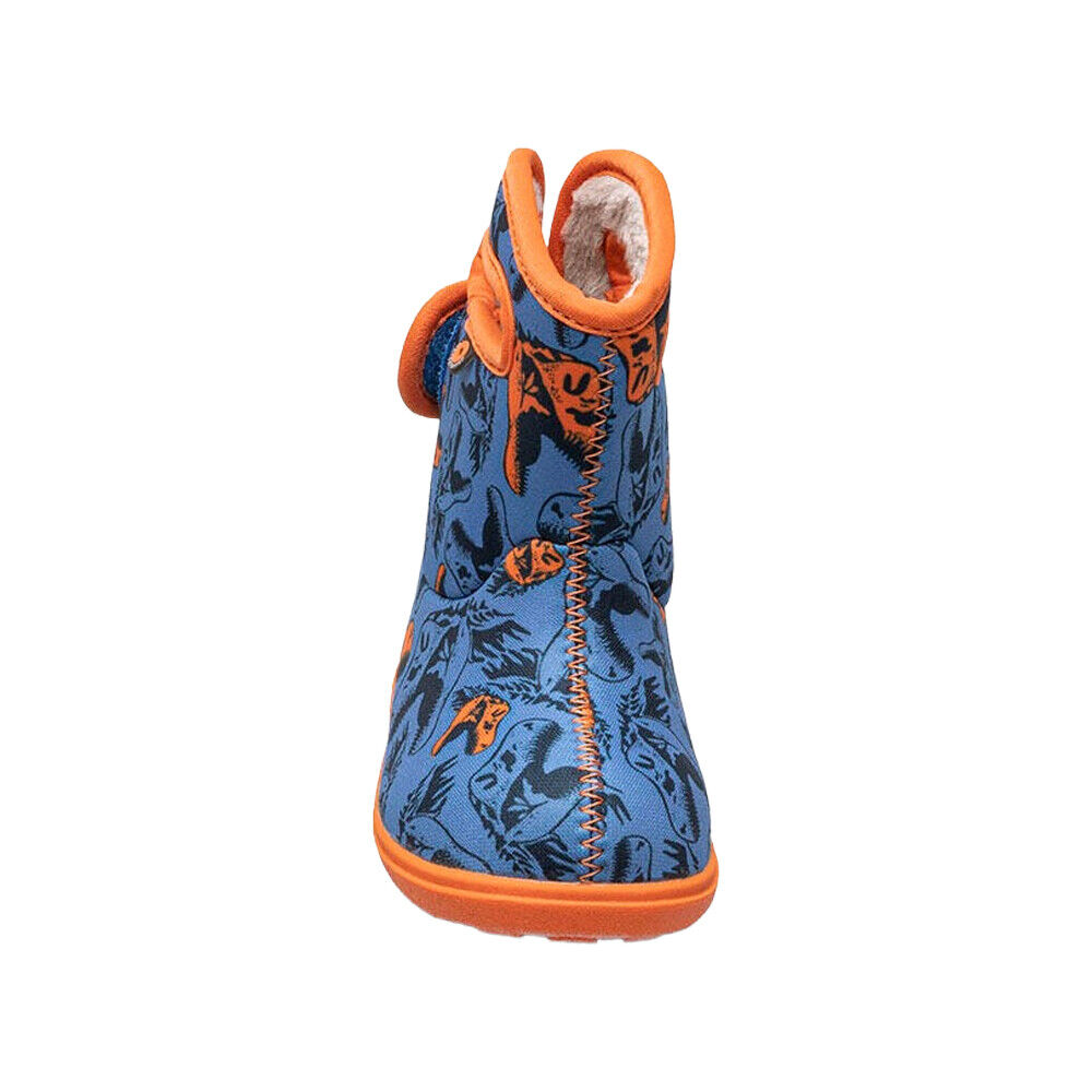 Baby BOGS Cool Dino Blue Multi Waterproof Washable Warm Wellies Boots