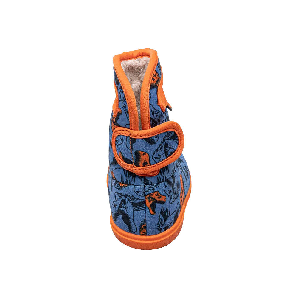 Baby BOGS Cool Dino Blue Multi Waterproof Washable Warm Wellies Boots
