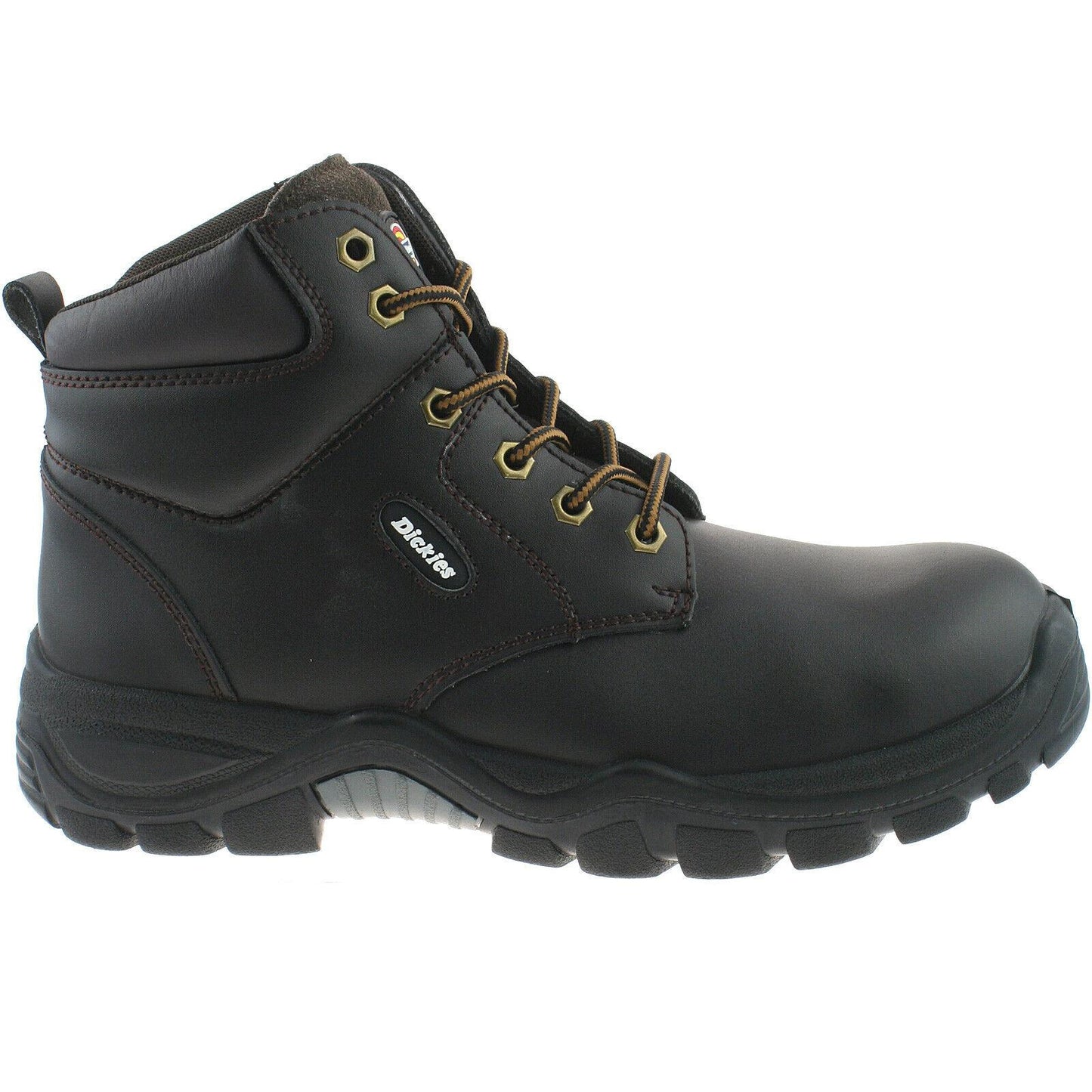 Mens Dickies Newark Safety Work Boots Black Brown Chestnut