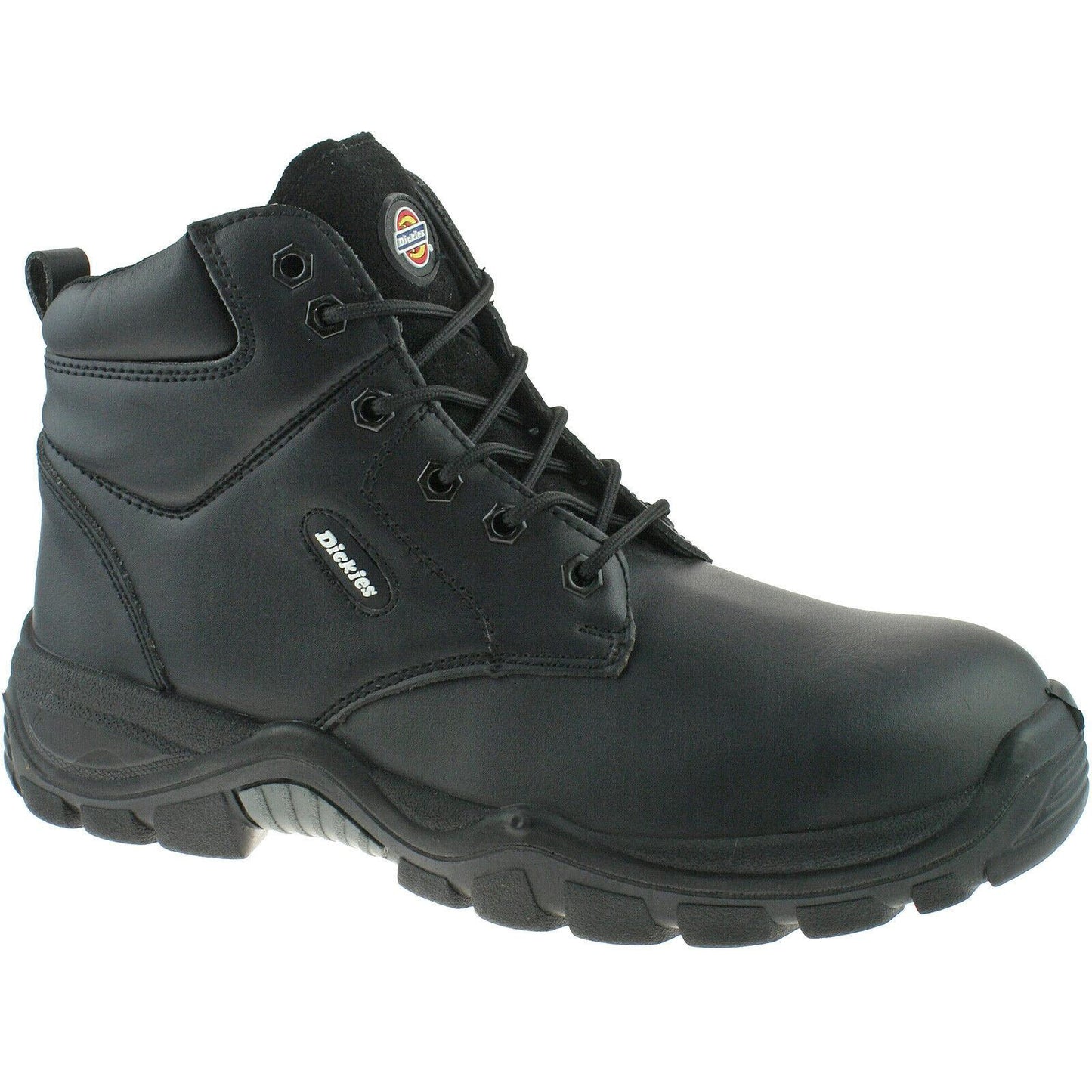 Mens Dickies Newark Safety Work Boots Black Brown Chestnut
