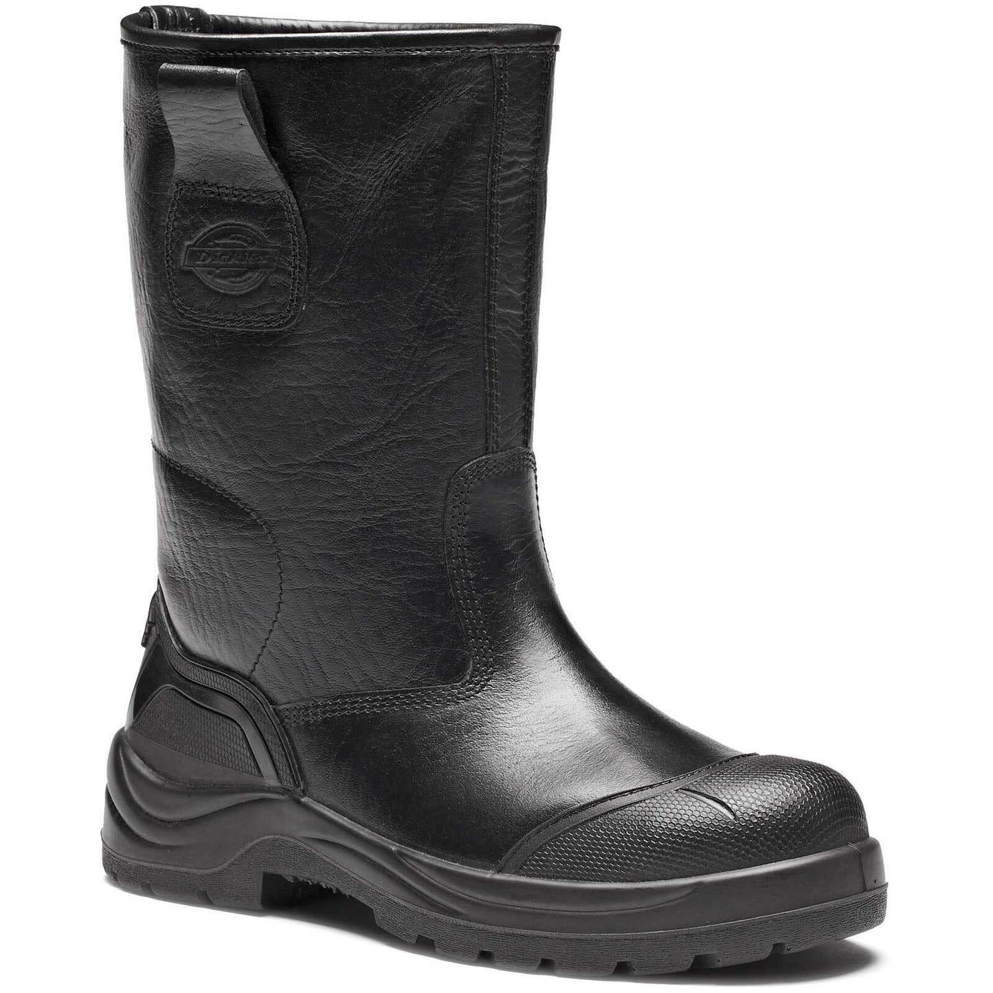 Mens Dickies Coweta Safety Rigger Boots Steel Toe Black FD9211