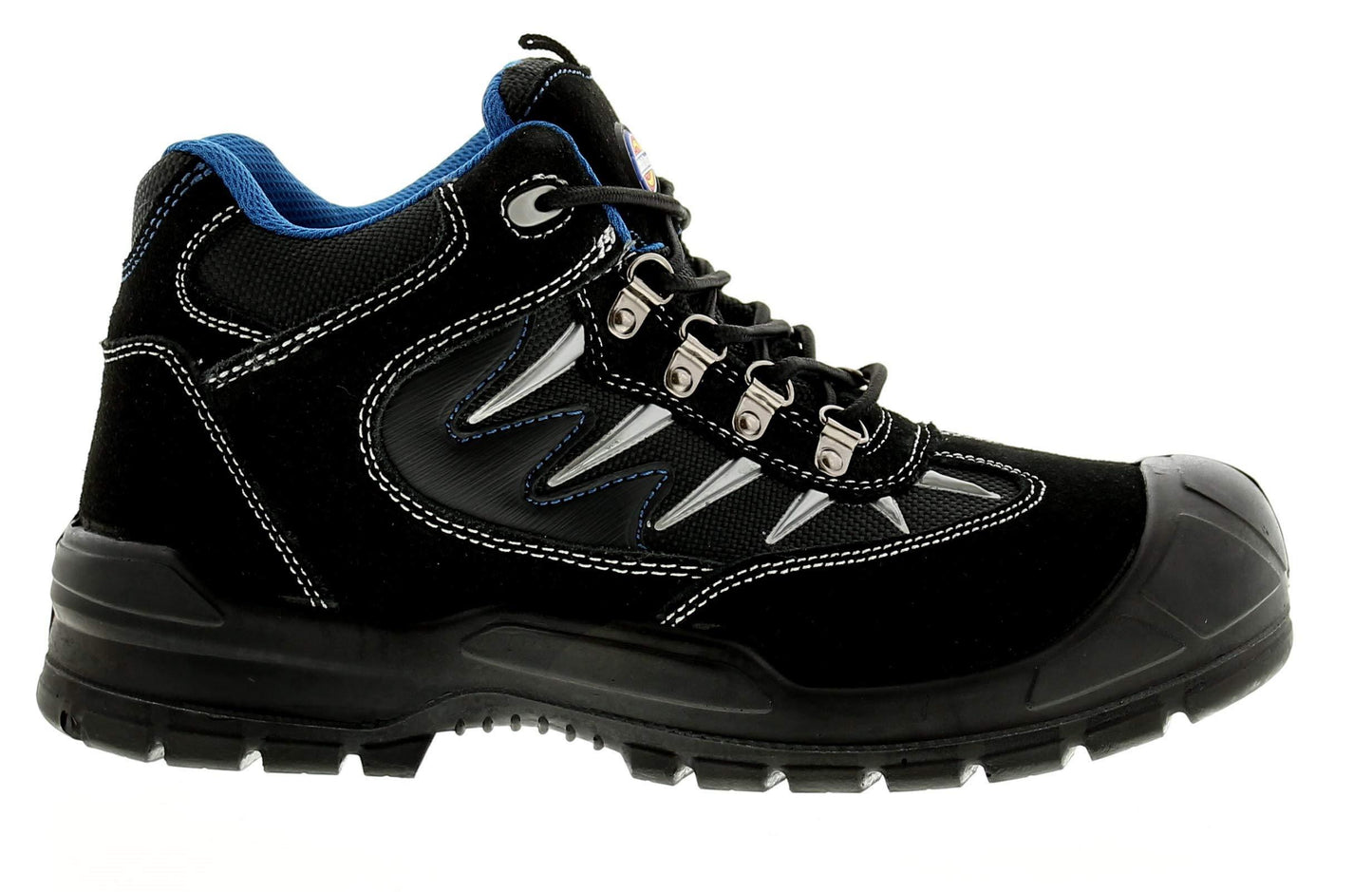 Mens Dickies Storm II Black Safety Work Boots Steel Toe Cap Hiker FA23385S