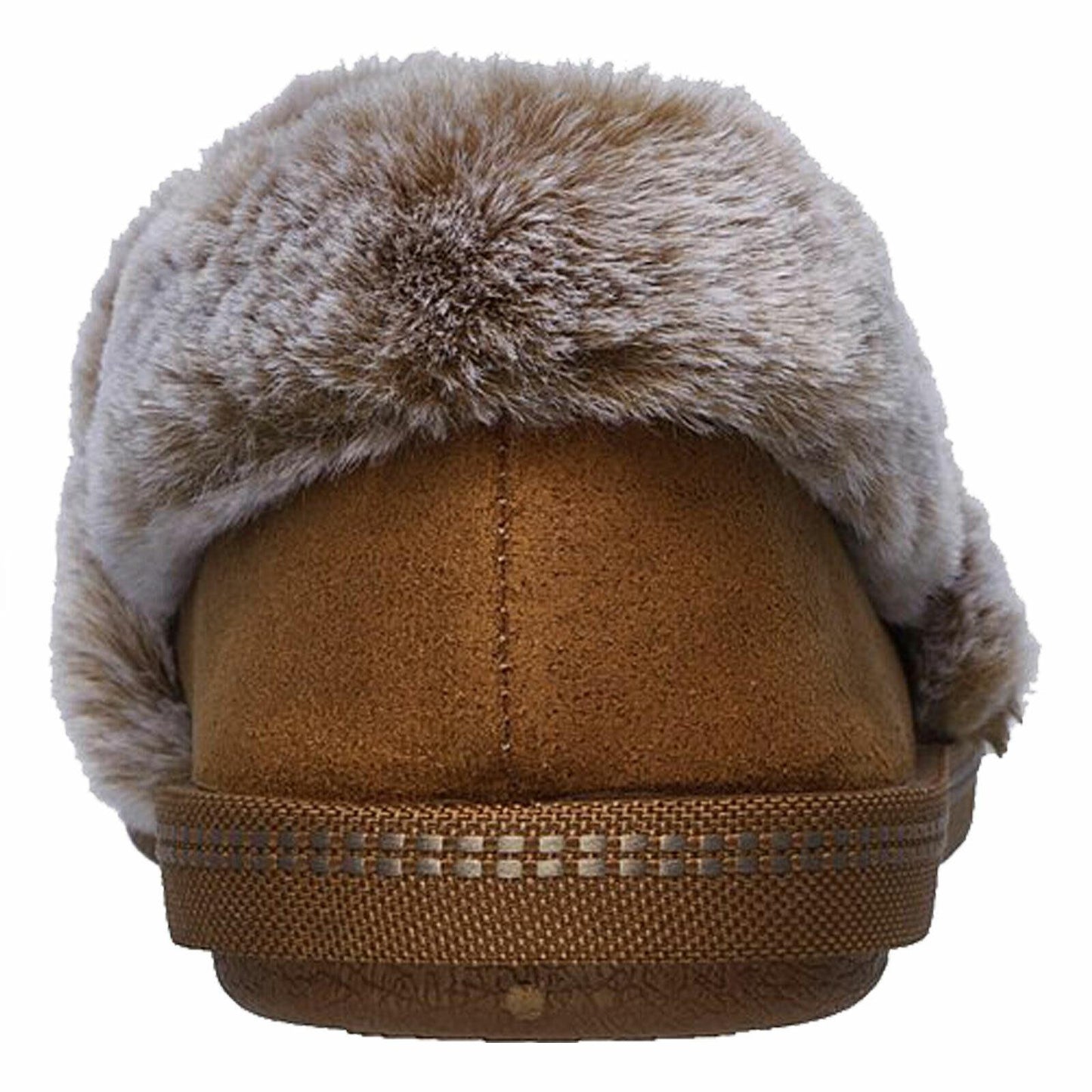 Ladies Skechers Cozy Campfire Team Toasty Chestnut Faux Fur Slippers 32777/CSNT