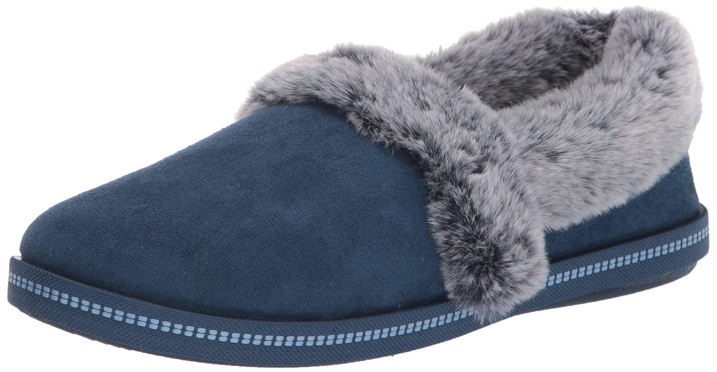 Ladies Skechers Cozy Campfire Team Toasty Navy Slippers 32777/NVY