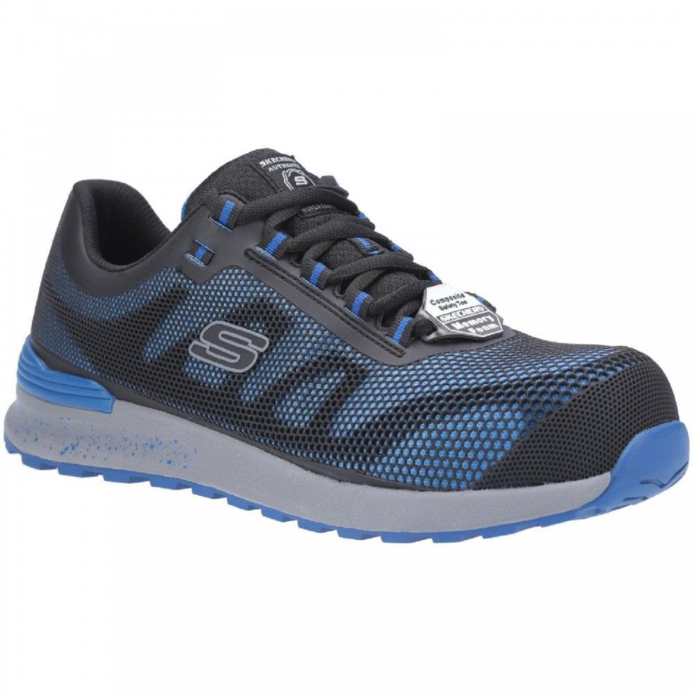 Skechers Bulkin Lyndale Composite Work Shoes Blue 77180EC BLU