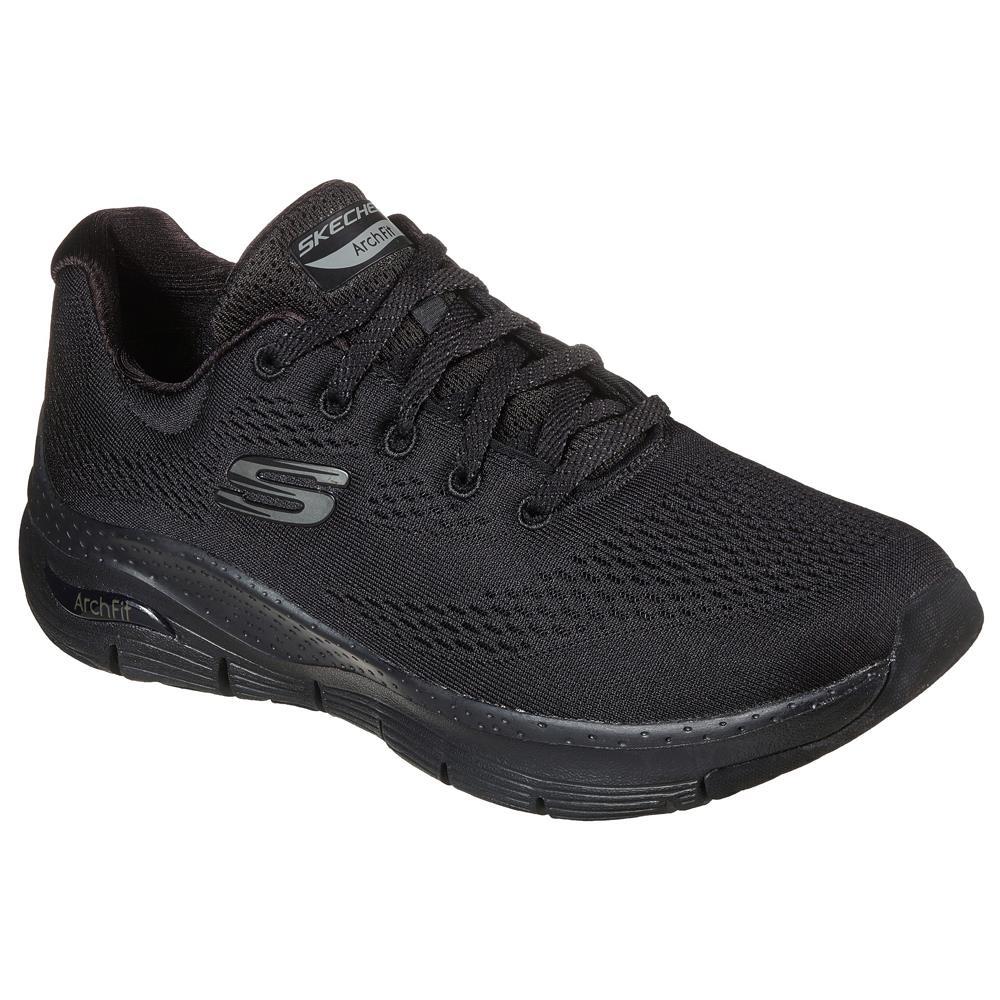 Skechers Ladies Arch Fit Big Appeal Black Vegan Shoes 149057/BBK
