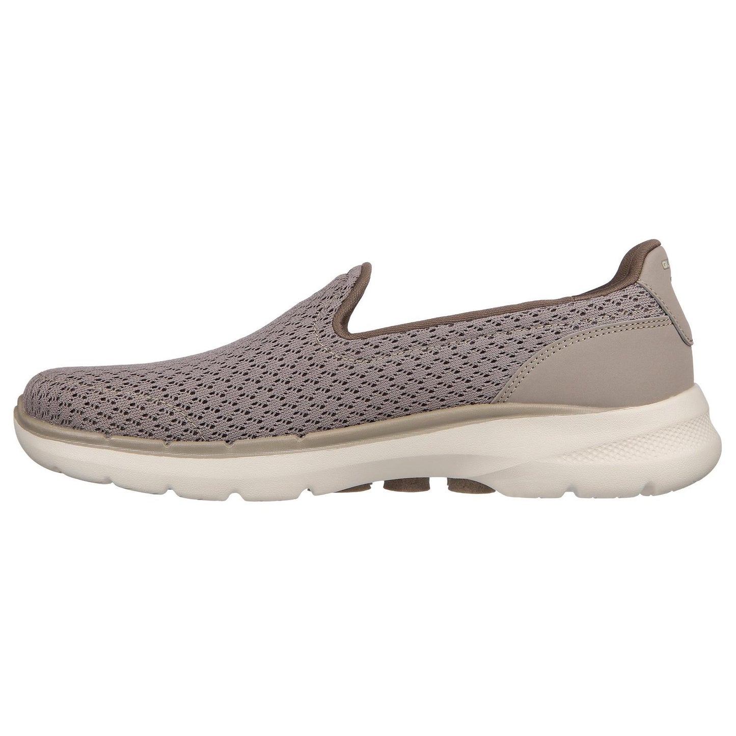Skechers Ladies Go Walk 6 Sea Coast Taupe Slip On Shoes
