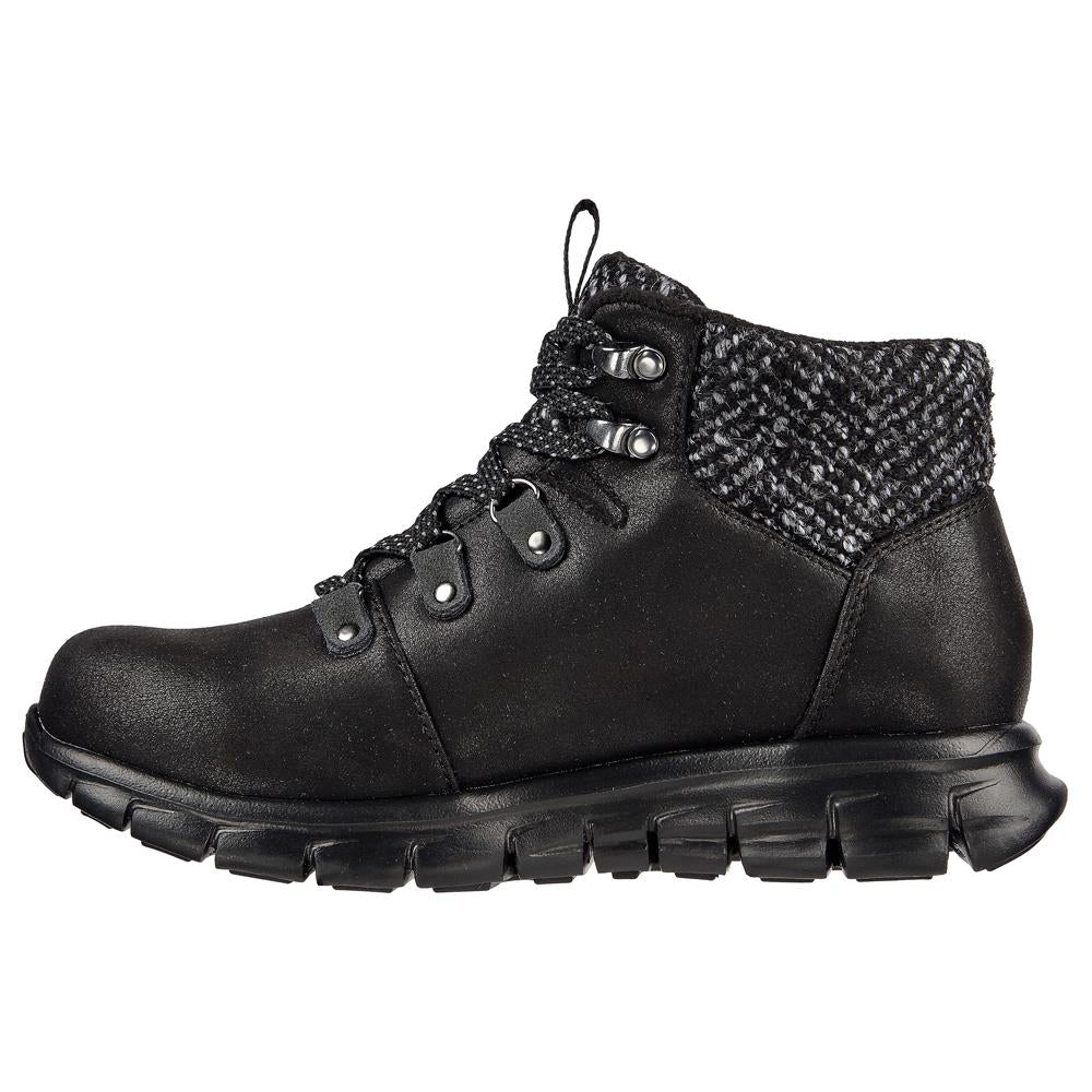 Skechers Ladies Synergy Cold Daze Black Water Repellent Boots 167200/BBK