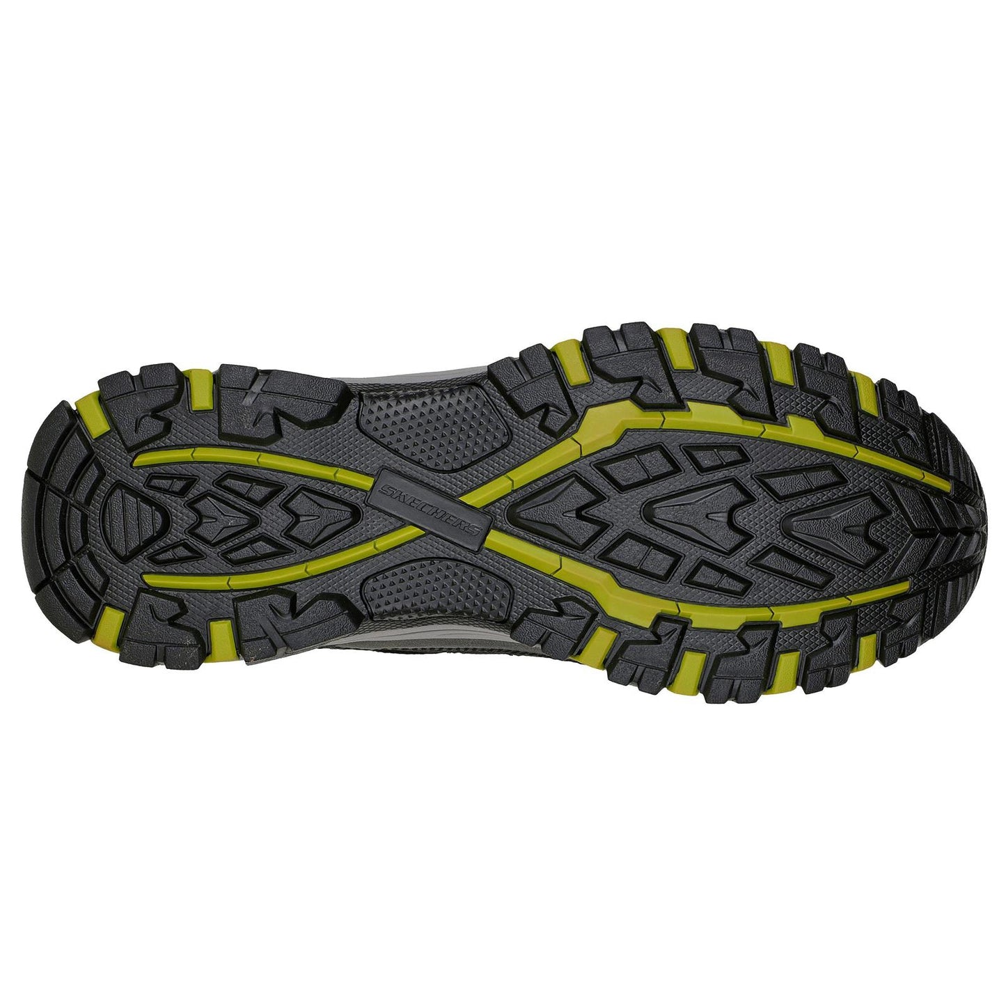 Skechers Mens Selmen Melano Black Waterproof Leather & Mesh Walking Boots