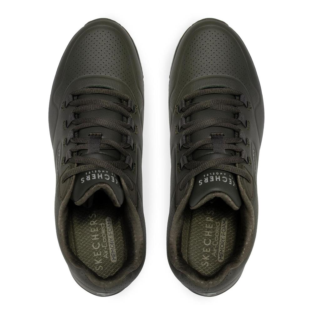 Skechers Mens Uno 2 Olive Trainer Shoes 232181/OLV