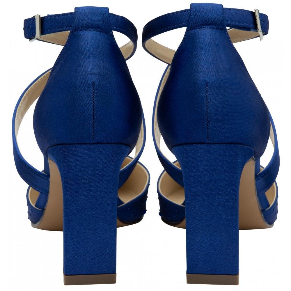 Lotus Leona Sapphire Diamante Crossover Occasion Court Shoes