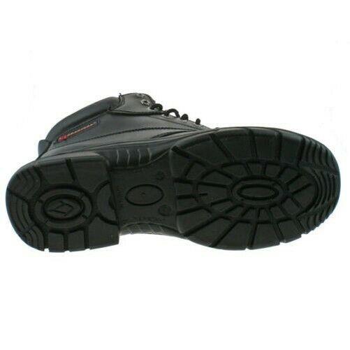 Mens Grafters Black Leather Wide Fitting Safety Work Boots Size 6–13 M9503A