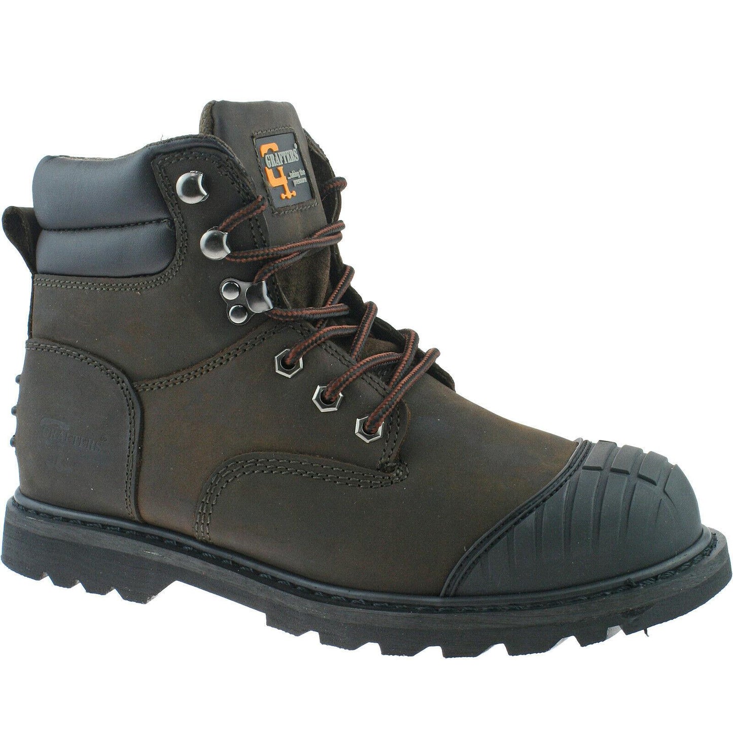 Grafters Safety Scuff Toe Cap Boots Black Brown Honey M779