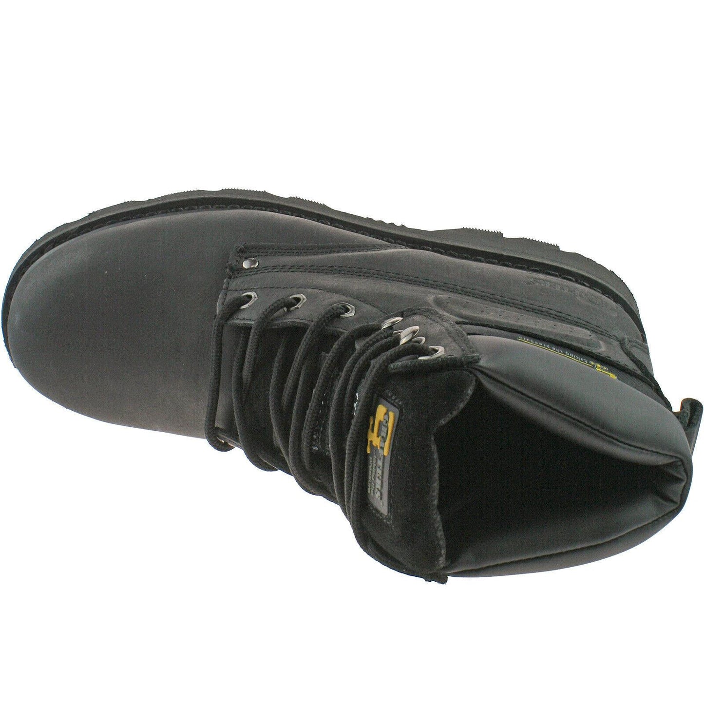 Grafters Steel Toe Safety Work Boots Black Brown Honey M538