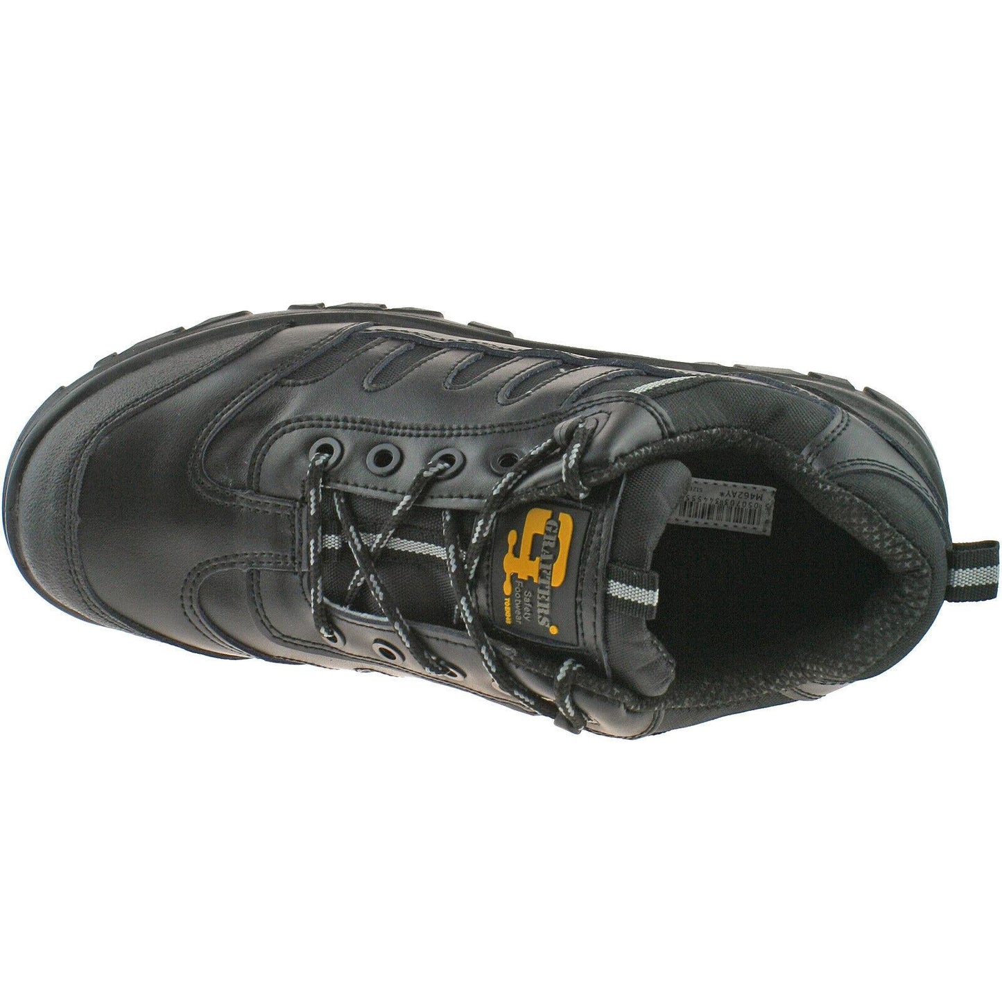 Grafters Non-metal Safety Toe Trainers Work Black M462A