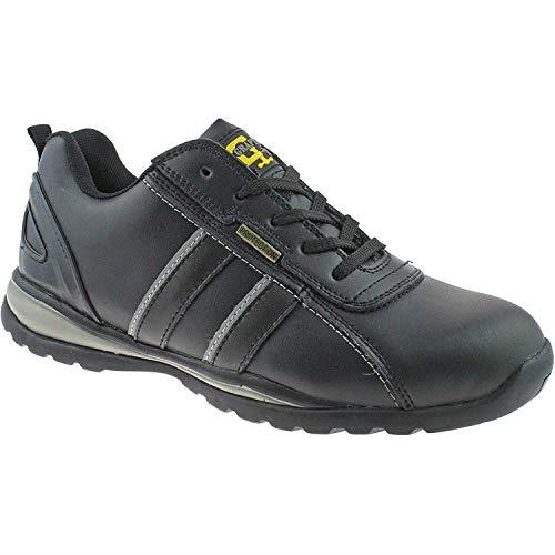 Grafters Black/grey Safety Trainer Shoe M90AZ – Hirst Footwear