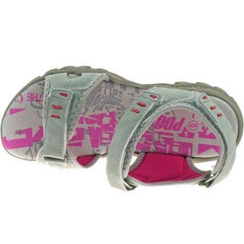 Ladies PDQ Sports Walking Sandals Halter Grey Navy L498