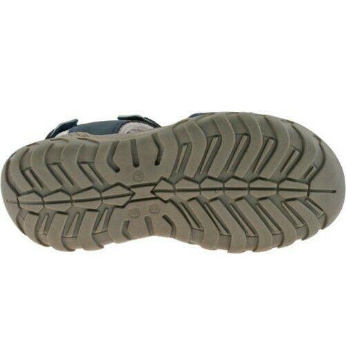 Ladies PDQ Sports Walking Sandals Halter Grey Navy L498