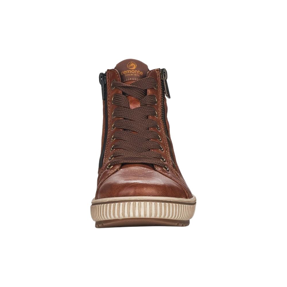 Remonte D0772-22 Ottawa Brown Leather Waterproof Casual Ankle Boots